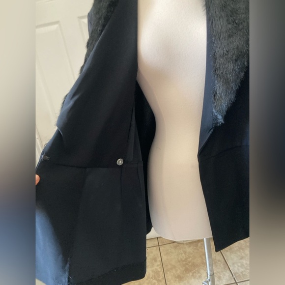 KS Womens Collection Plus Sz 18 Blazer With Faux Fur - Picture 7 of 9